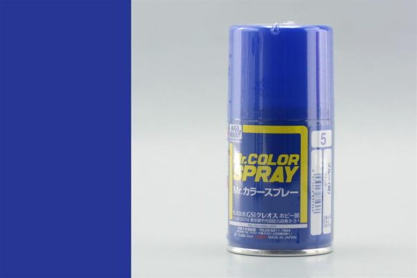100 ml. Blue Sprey Mr.Color Serisi Maket Boyası, Mr.Hobby S005
