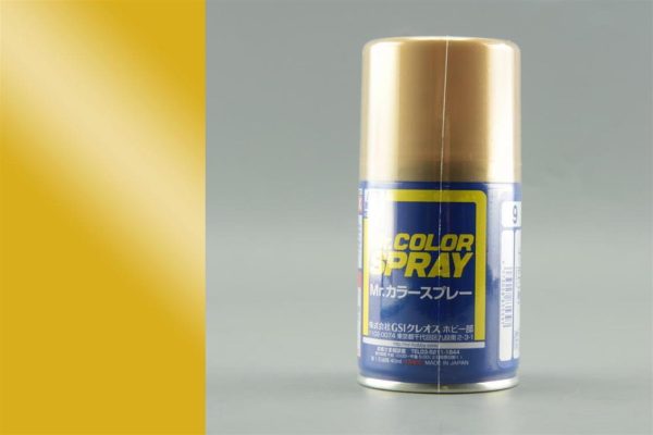 100 ml. Altın Sprey Mr.Color Serisi Maket Boyası, Mr.Hobby S009