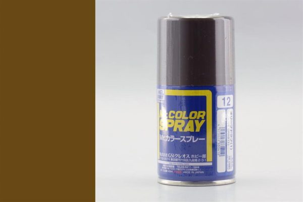 100 ml. Olive Drab (1) Sprey Mr.Color Serisi Maket Boyası, Mr.Hobby S012