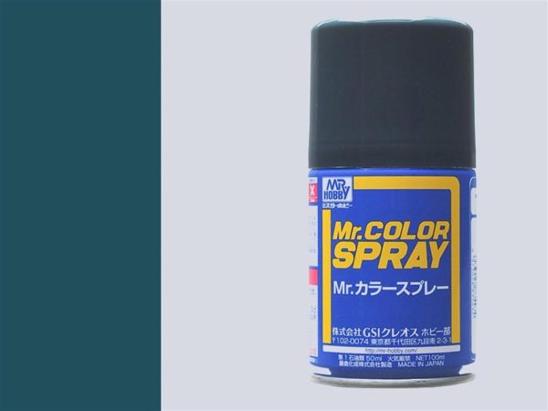 100 ml. Navy Blue Sprey Mr.Color Serisi Maket Boyası, Mr.Hobby S014