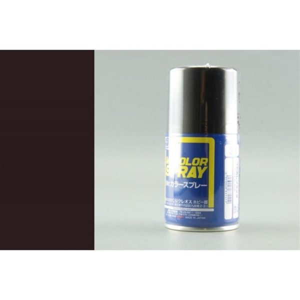 100 ml. Flat Black Sprey Mr.Color Serisi Maket Boyası, Mr.Hobby S033