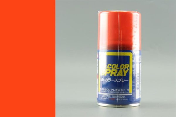 100 ml. Clear Red Sprey Mr.Color Serisi Maket Boyası, Mr.Hobby S047