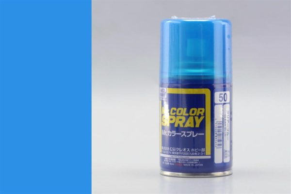 100 ml. Clear Blue Sprey Mr.Color Serisi Maket Boyası, Mr.Hobby S050