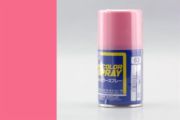 100 ml. Pink Sprey Mr.Color Serisi Maket Boyası, Mr.Hobby S063