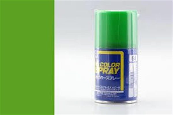 100 ml. Yellow Green Sprey Mr.Color Serisi Maket Boyası, Mr.Hobby S064
