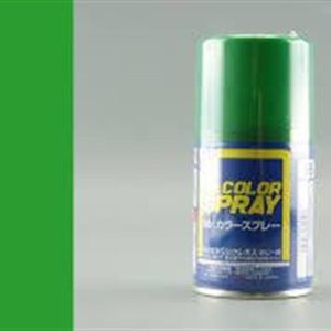 100 ml. Bright Green Sprey Mr.Color Serisi Maket Boyası, Mr.Hobby S066
