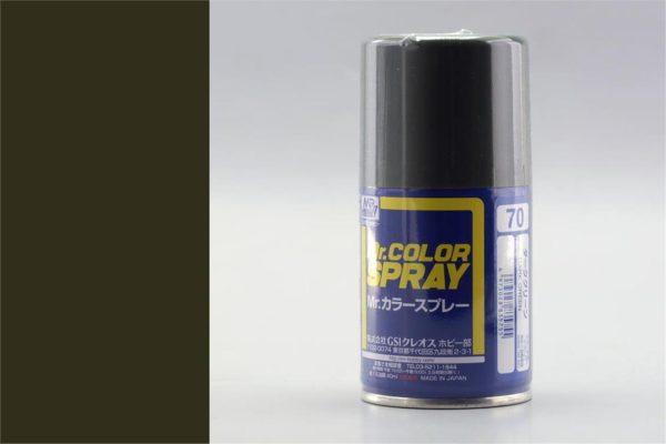 100 ml. Dark Green Sprey Mr.Color Serisi Maket Boyası, Mr.Hobby S070