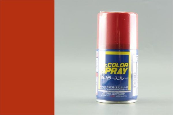 100 ml. Metalik Red Sprey Mr.Color Serisi Maket Boyası, Mr.Hobby S075