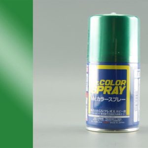 100 ml. Metalik Green Sprey Mr.Color Serisi Maket Boyası, Mr.Hobby S077