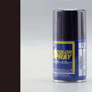 100 ml. Metal Black Sprey Mr.Color Serisi Maket Boyası, Mr.Hobby S078