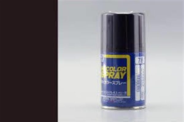 100 ml. Metal Black Sprey Mr.Color Serisi Maket Boyası, Mr.Hobby S078