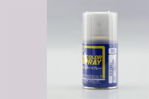 100 ml. Shine Gümüş Sprey Mr.Color Serisi Maket Boyası, Mr.Hobby S090