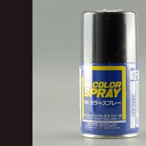 100 ml. Semi Gloss Black Sprey Mr.Color Serisi Maket Boyası, Mr.Hobby S092