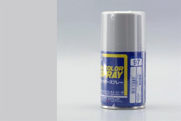 100 ml. Light Gray Sprey Mr.Color Serisi Maket Boyası, Mr.Hobby S097