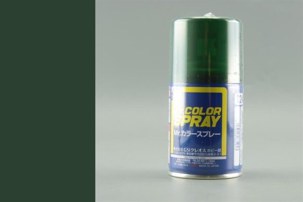 100 ml. Dark Green (Mitsubishi) Sprey Mr.Color Serisi Maket Boyası, Mr.Hobby S124