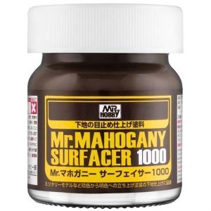 40 ml. Mr.Surfacer 1000 Mahogany Astar Maket Boyası, Mr.Hobby SF290