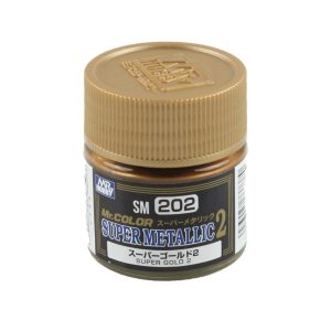 10 ml. Super Altın II Mr.Color Metalik Colors Serisi Maket Boyası, Mr.Hobby SM202