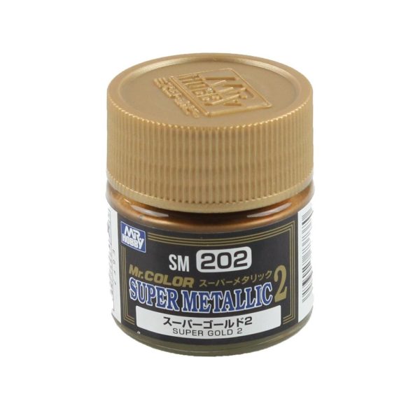 10 ml. Super Altın II Mr.Color Metalik Colors Serisi Maket Boyası, Mr.Hobby SM202
