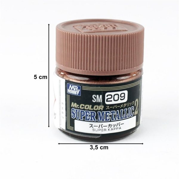 10 ml. Super Bakır II Mr.Color Metalik Colors Serisi Maket Boyası, Mr.Hobby SM209 - Görsel 2