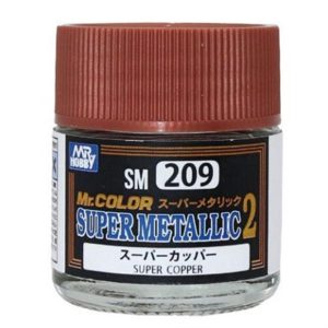 10 ml. Super Bakır II Mr.Color Metalik Colors Serisi Maket Boyası, Mr.Hobby SM209