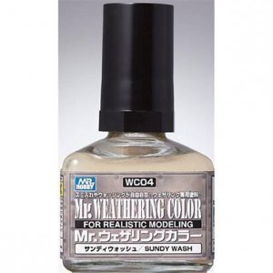 40 ml. Mr.Weathering Sandy Wash Eskitme Maket Boyası, Mr.Hobby WC04
