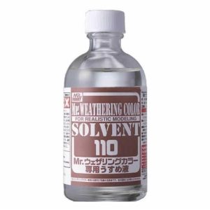 110 ml. Eskitme Maket Boyaları için Tiner, Mr.Hobby WCT101