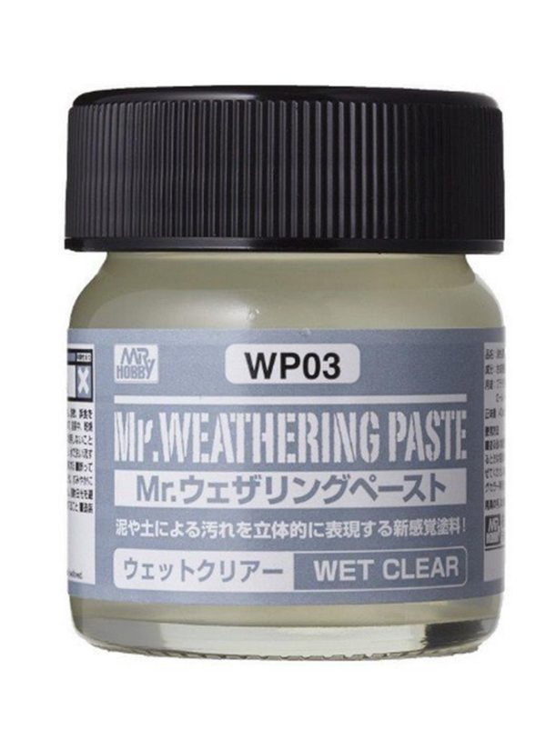 40 ml. Mr.Weathering Paste Wet Clear Eskitme Macunu, Mr.Hobby WP03