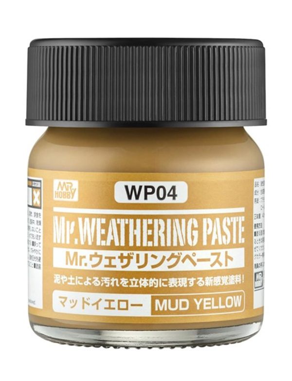 40 ml. Mr.Weathering Paste Mud Yellow Eskitme Macunu, Mr.Hobby WP04