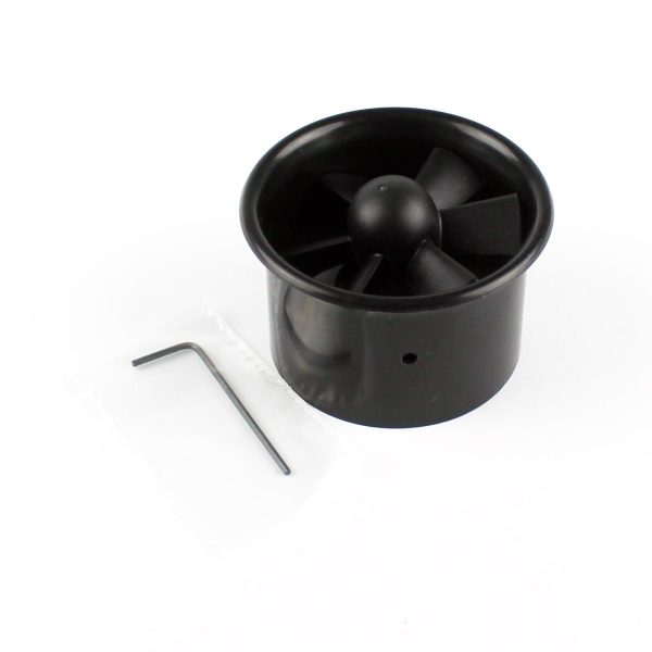 6 Palli Ducted Fan ?55×H42 mm. Mil Çapı 3 mm Elektrikli Motor İçin, Haoye HY003-00103-6B - Görsel 2