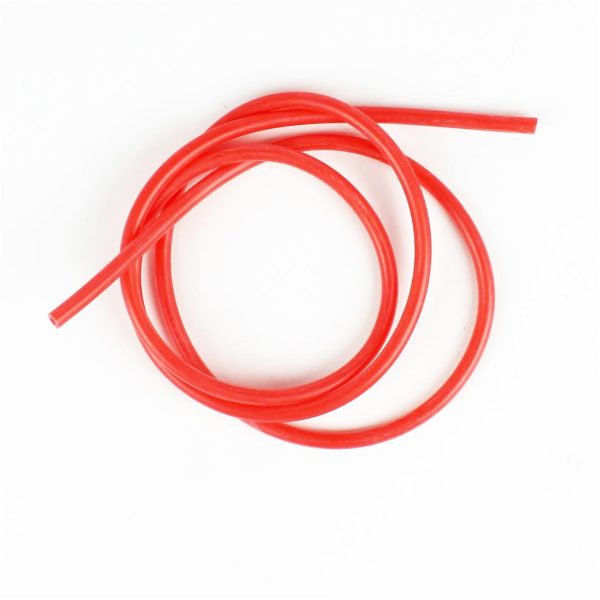 Silikon Nitro Yakıtı Hortumu Kırmızı 1 Metre D5.2×?2.5 mm., Haoye HY005-00606 - Görsel 2