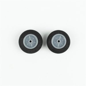 Süper Hafif Tekerlek Sünger Lastikli Gri D25×?2×H12 mm 1.2 gr 2 Adet, Haoye HY006-00101