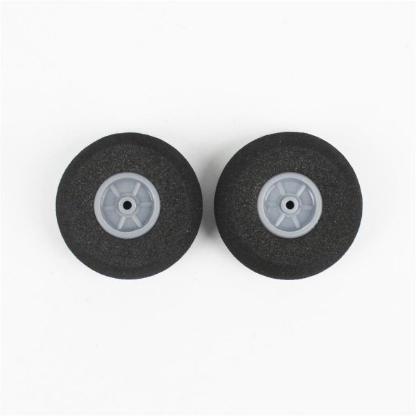 Süper Hafif Tekerlek Sünger Lastikli Gri D35×?2×H12 mm 1.8 gr 2 Adet, Haoye HY006-00104