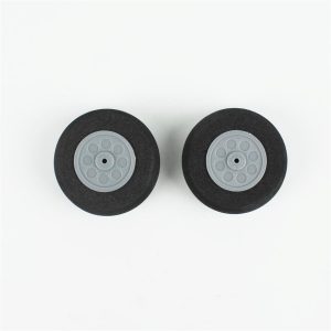 Süper Hafif Tekerlek Sünger Lastikli Gri Jantlı D45×?2×H18.5 mm 8.3 gr 2 Adet, Haoye HY006-00106