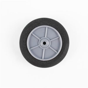 Süper Hafif Tekerlek Sünger Lastikli Gri Jantlı D50×?3×H18.5 mm 8.0 gr 2 Adet, Haoye HY006-00107