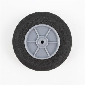 Süper Hafif Tekerlek Sünger Lastikli Gri Jantlı D60×?3×H18.5 mm 8.5 gr 2 Adet, Haoye HY006-00109