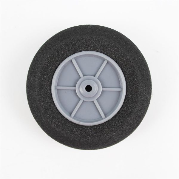 Süper Hafif Tekerlek Sünger Lastikli Gri Jantlı D60×?3×H18.5 mm 8.5 gr 2 Adet, Haoye HY006-00109
