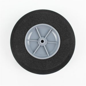 Süper Hafif Tekerlek Sünger Lastikli Gri Jantlı D95×?4×H30 mm 27.5 gr 2 Adet, Haoye HY006-00116