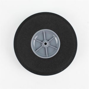 Süper Hafif Tekerlek Sünger Lastikli Gri Jantlı D110×?4×H30 mm 33.4 gr 2 Adet, Haoye HY006-00119
