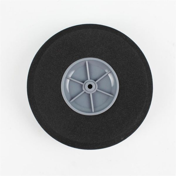 Süper Hafif Tekerlek Sünger Lastikli Gri Jantlı D110×?4×H30 mm 33.4 gr 2 Adet, Haoye HY006-00119