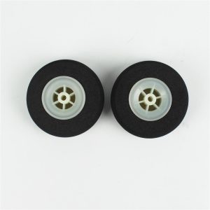 Süper Hafif Tekerlek Sünger Lastikli Beyaz Jantlı D60×?4×H21 mm 2 Adet, Haoye HY006-00505