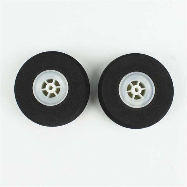 Süper Hafif Tekerlek Sünger Lastikli Beyaz Jantlı D70×?4×H21 mm 2 Adet, Haoye HY006-00507