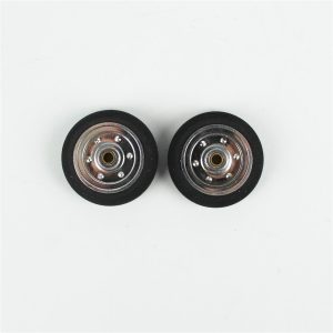 Süper Hafif Tekerlek Sünger Lastikli Elektroliz Jantlı D30×?3×H9 mm 2 Adet, Haoye HY006-03101