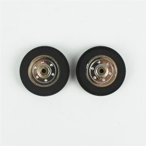 Süper Hafif Tekerlek Sünger Lastikli Elektroliz Jantlı D35×?3×H9 mm 2 Adet, Haoye HY006-03102