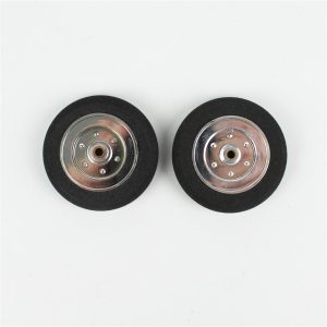 Süper Hafif Tekerlek Sünger Lastikli Elektroliz Jantlı D45×?3×H9 mm 2 Adet, Haoye HY006-03104