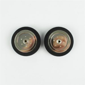 Süper Hafif Tekerlek Sünger Lastikli Elektroliz Jantlı D53×?3×H15 mm 2 Adet, Haoye HY006-03105
