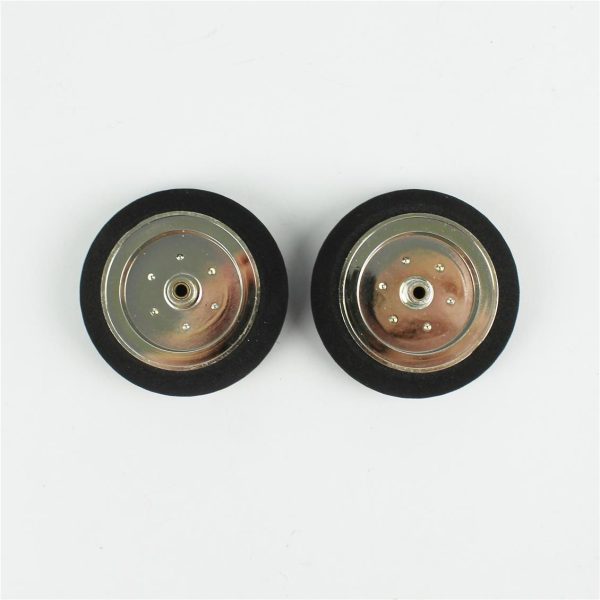 Süper Hafif Tekerlek Sünger Lastikli Elektroliz Jantlı D53×?3×H15 mm 2 Adet, Haoye HY006-03105