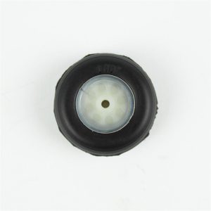 PU Lastikli Jantlı Tekerlek 1×?2×H12 mm. 2.2 gr 2 Adet, Haoye HY006-03301