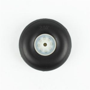 PU Lastikli Jantlı Tekerlek 2.5×?4×H24 mm. 17 gr 2 Adet, Haoye HY006-03307