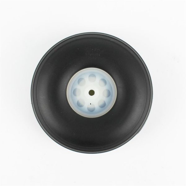 PU Lastikli Jantlı Tekerlek 3.5×?4×H32 mm. 42 gr 2 Adet, Haoye HY006-03311