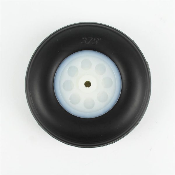 PU Lastikli Jantlı Tekerlek 3.75×?5×H34 mm. 57 gr 2 Adet, Haoye HY006-03312